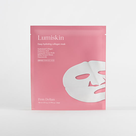 Pem Delian Lumiskin arcmaszk főkép fehér háttérrel