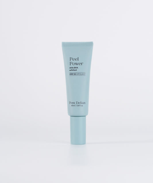 Pem Delian Peel Power AHA-BHA hámlasztó szürke háttér előtt