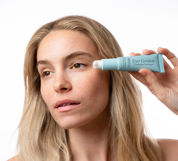 Pem Delian Eye Genius hűsítő szemkörnyékfeszesítő gél kupak nélkül  szőke modellel