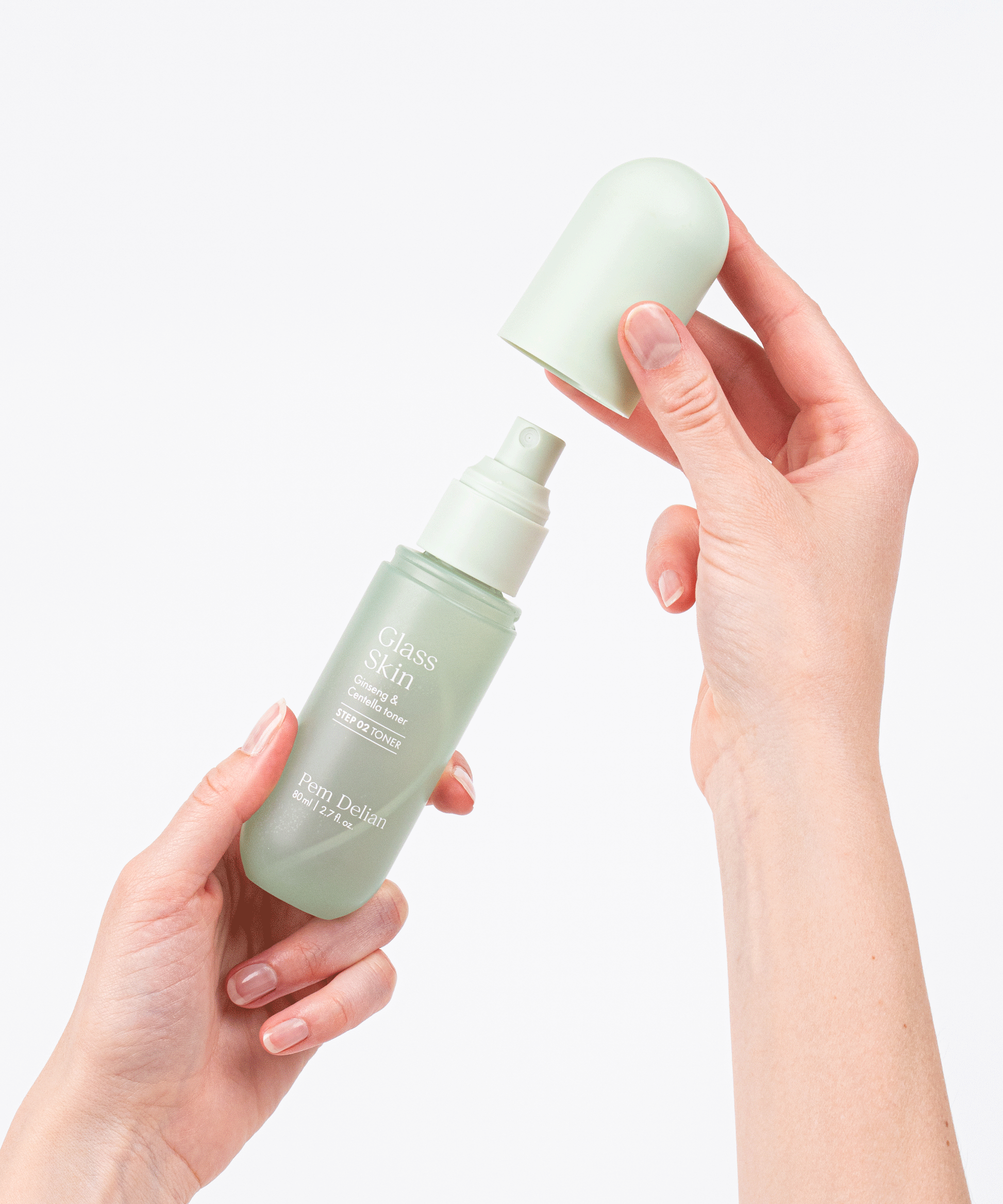 Pem Delian Glass Skin Ginseng & Centella toner kupak levétel