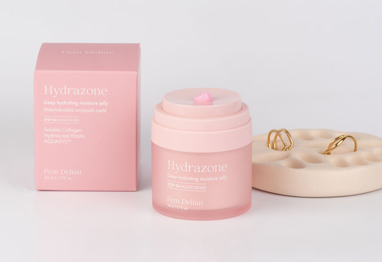 Pem Delian Hydrazone doboz és tégely textúrával, gyűrűtartós tálkával