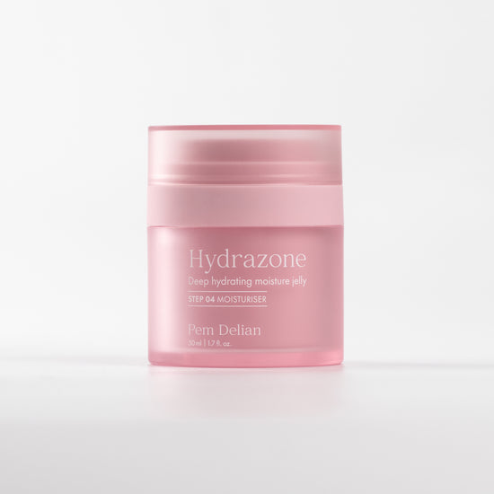 Pem Delian Hydrazone világos rózsaszín tégely fehér hátérrel 