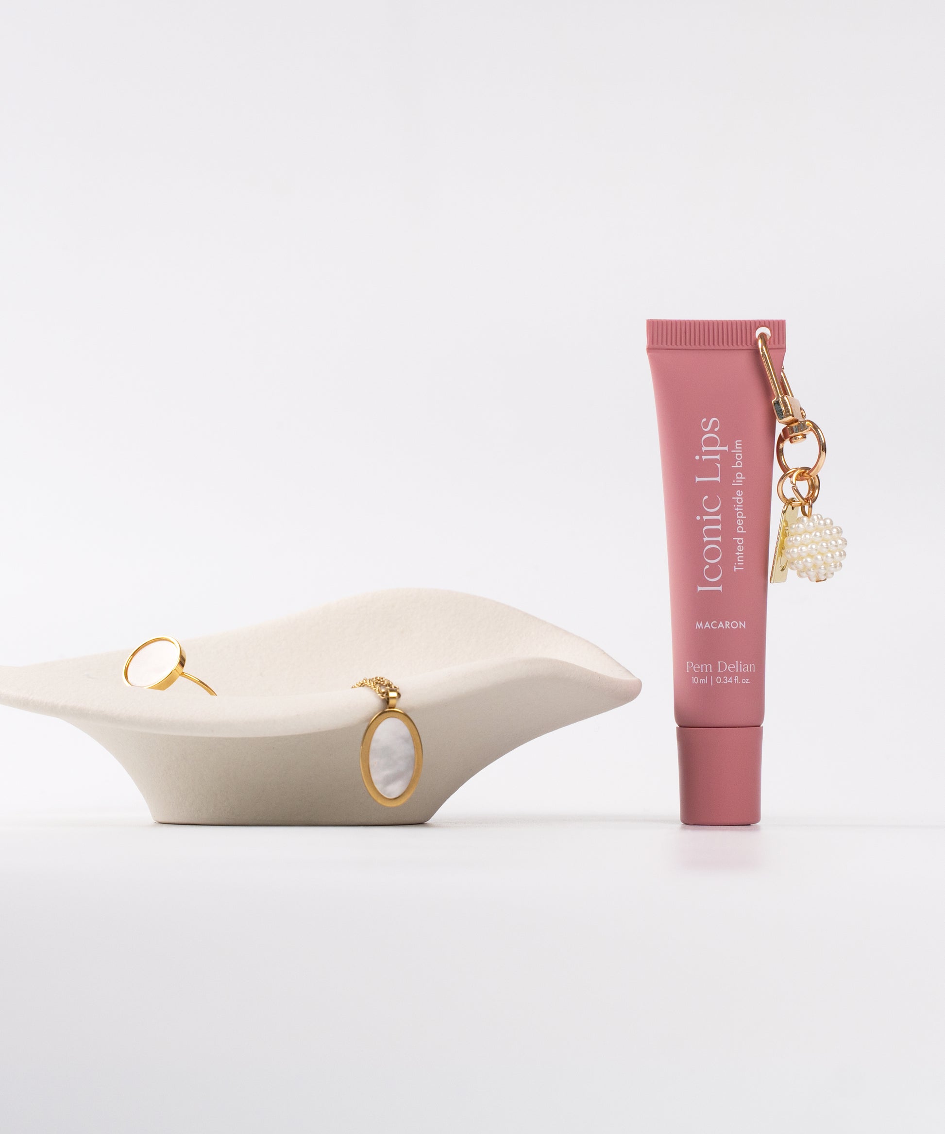 Pem Delian Iconic Lips Macaron mellett ékszertatró tálka 