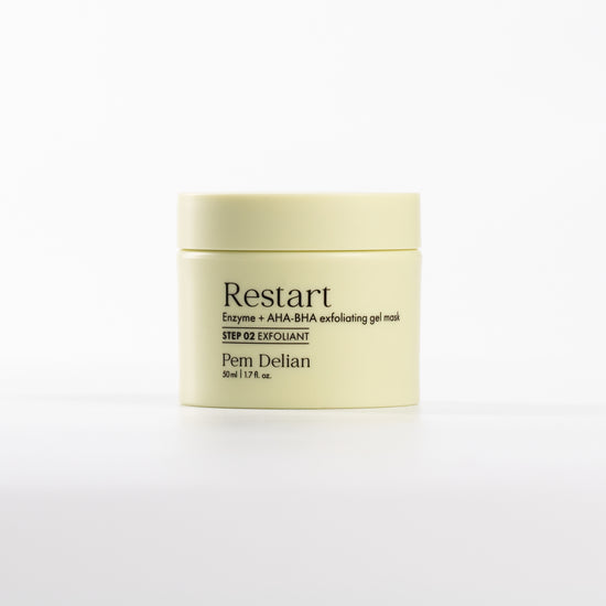 Pem Delian Restart sárga tégely fehér háttérrel