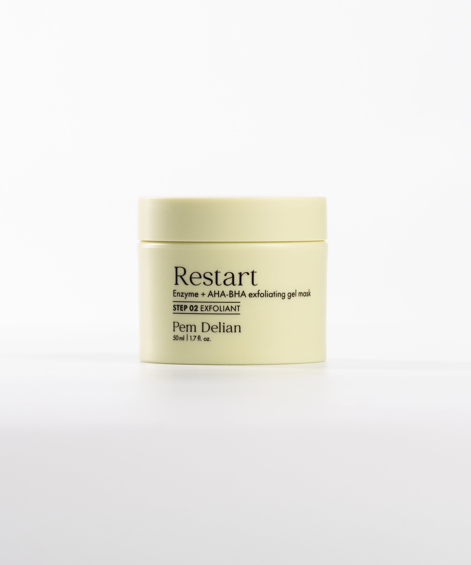 Pem Delian Restart sárga tégely fehér háttérrel