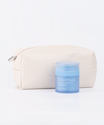 Pem Delian Water Plump éjszakai bőrselymesítő gélmaszk beige neszeszer előtt